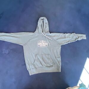 Long Beach Island Men's Gray Hoodie